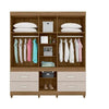 Guarda Roupa Casal 6 Portas 4 Gavetas Guarujá Demóbile