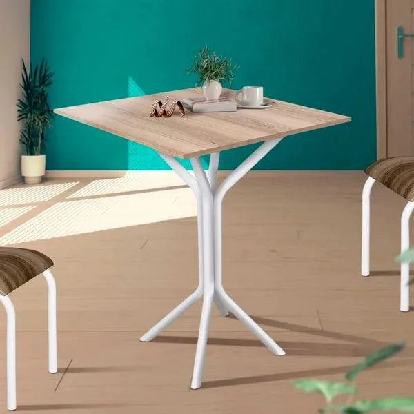 Mesa para Cozinha Tubular com 4 Lugares  Ciplafe