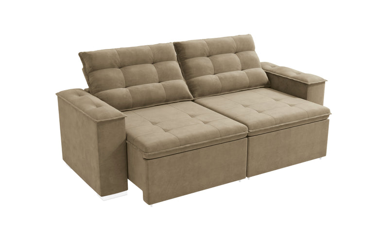 Sofá Retrátil e Reclinável 3 Lugares Sonata Kappesberg