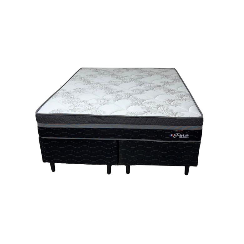 Conjunto Box Queen 158X198 Paris Topazio