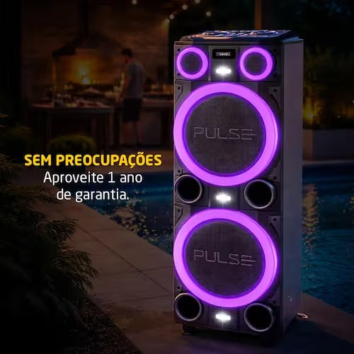 Torre de Som Pulse SP517 2500W - PRETO