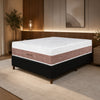 Cama Box Casal (Base + Colchão) Majestic Design