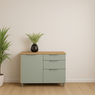 Balcão Para pia 1 Porta 3 Gaveta 120 Cm MDF  Marquesa Nesher