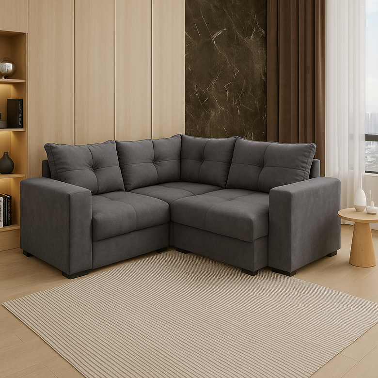 Sofá de Canto 5 Lugares Athena Masterflex