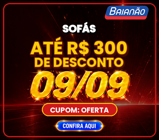 Sofás — cupom OFERTA válido até 09/09 às 23:59