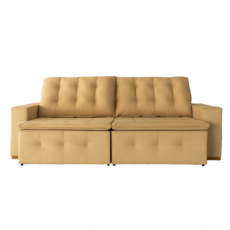 Sofá Retrátil e Reclinável 3 Lugares Arthur Inovaflex