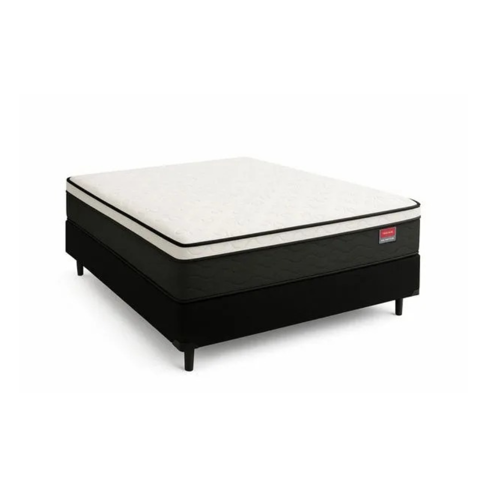 Cama Box Casal Gold (Colchão+Base)138x68 D45 Placa EPS Reconflex