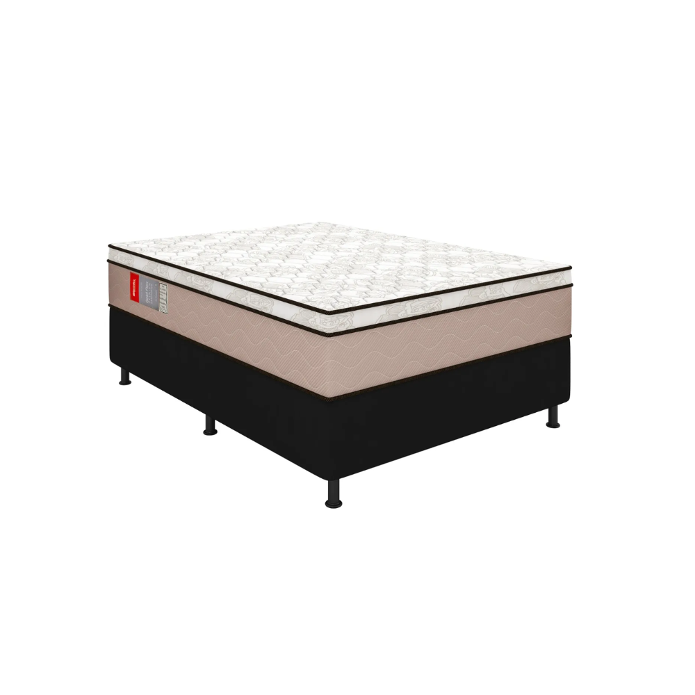 Cama Box Casal (Colchão + Base) Ortopédico Gold Premium 188x138cm Reconflex