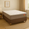 Cama Box Casal (Colchão + Base) Molas Ensacadas Pillow Top Executive 188x138cm Reconflex