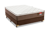 Cama Box Casal (Colchão + Base) Molas Ensacadas Pillow Top Executive 188x138cm Reconflex