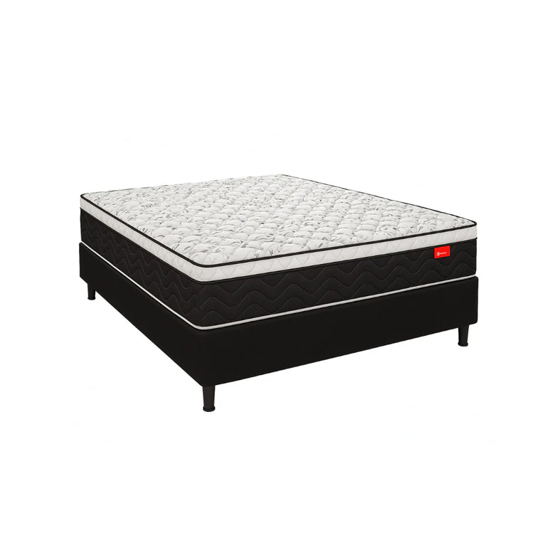 Cama Box Casal Gold (Colchão+Base)138x68 D33 Placa EPS Reconflex