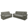 Conjunto de Sofá 2 e 3 Lugares Caribe Capitonê Masterflex