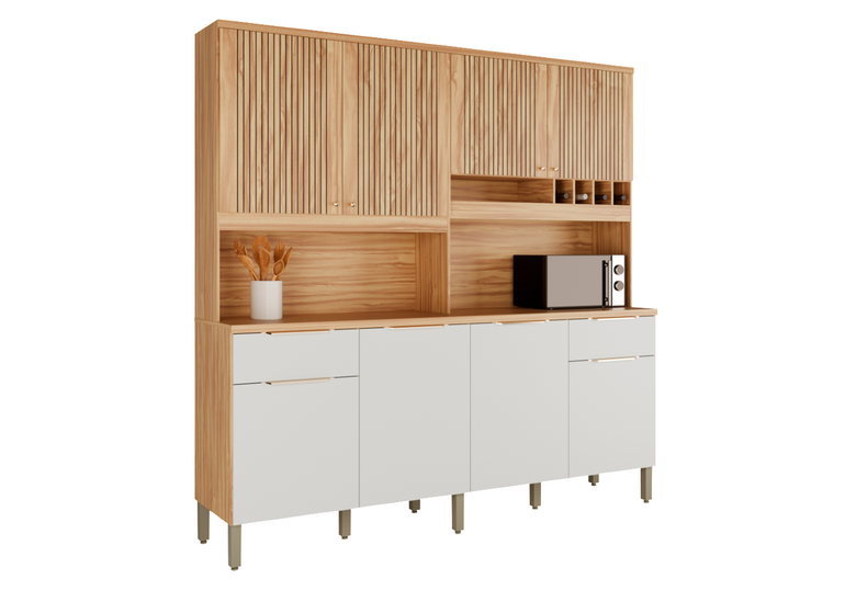 Cozinha Compacta 8 Portas 2 Gavetas Concord Ronipa