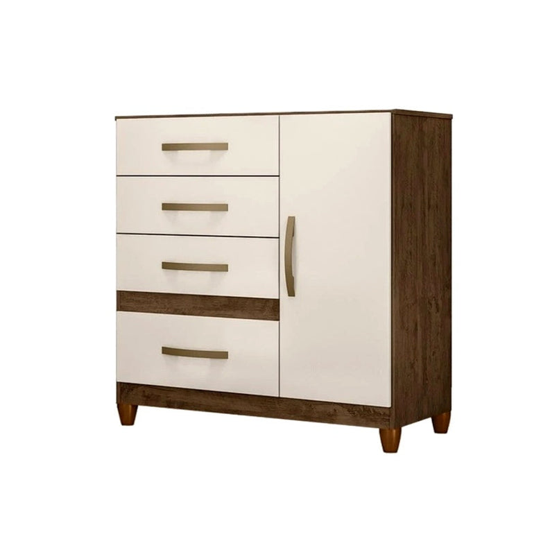 Cômoda 4 Gavetas 1 Porta Vênus Moval