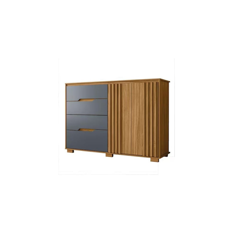 Cômoda Com Sapateira 4 Gavetas 2 Portas Texas Moval