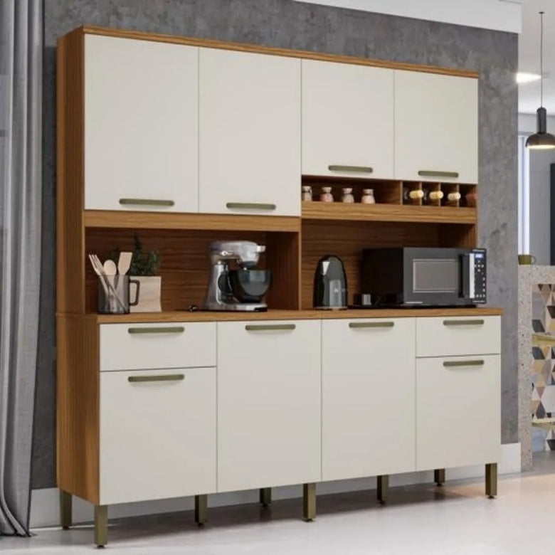 Armário de Cozinha 8 Portas Carbenet Prime Ronipa