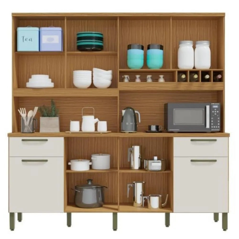 Armário de Cozinha 8 Portas Carbenet Prime Ronipa