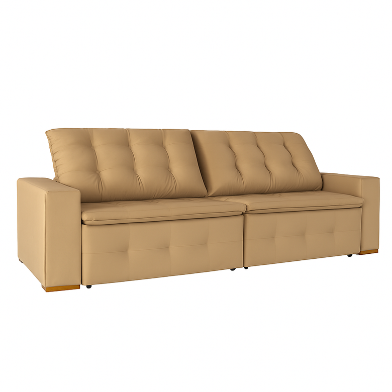 Sofá Retrátil e Reclinável 3 Lugares Arthur Inovaflex