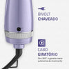 Escova Secadora Space Shine BIVOLT 1300W ES-21 Lilás Mondial