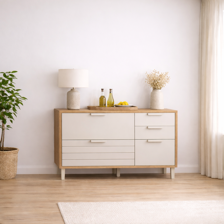 Balcão 1 Porta 4 Gavetas 120cm Eloise MGM