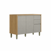 Balcão 2 Portas 3 Gavetas 120cm Allure linea