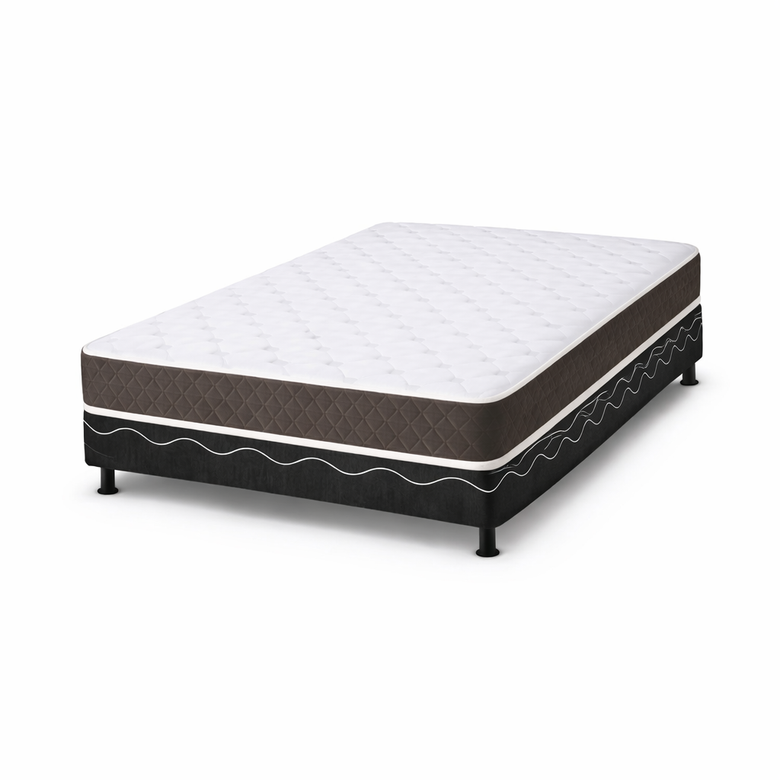 Conjunto Box Casal Isoflex D33 (Base + Colchão) 138x188cm Bacetto