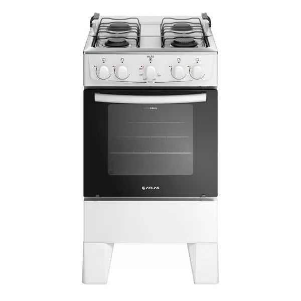 Fogão 4 Bocas Atlas Acendimento Manual Milão - BRANCO