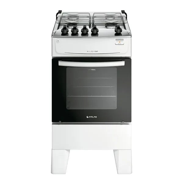 Fogão 4 Bocas Automático Milão Top  Atlas - BRANCO