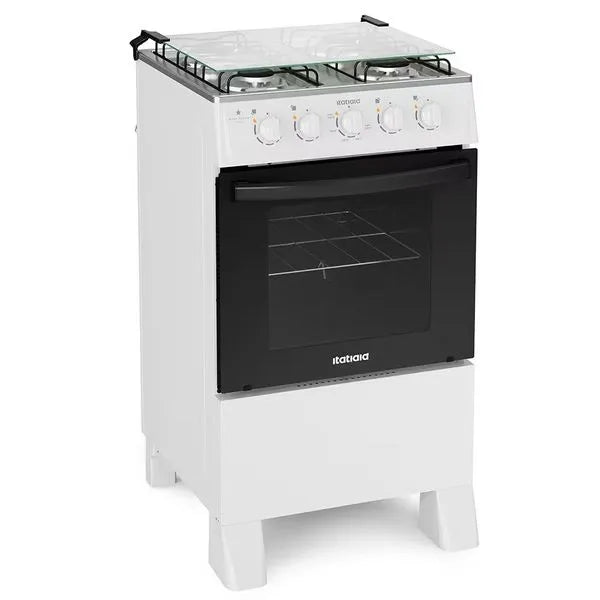 Fogão 4 Bocas Itatiaia Acendimento Manual Star Clean New - BRANCO