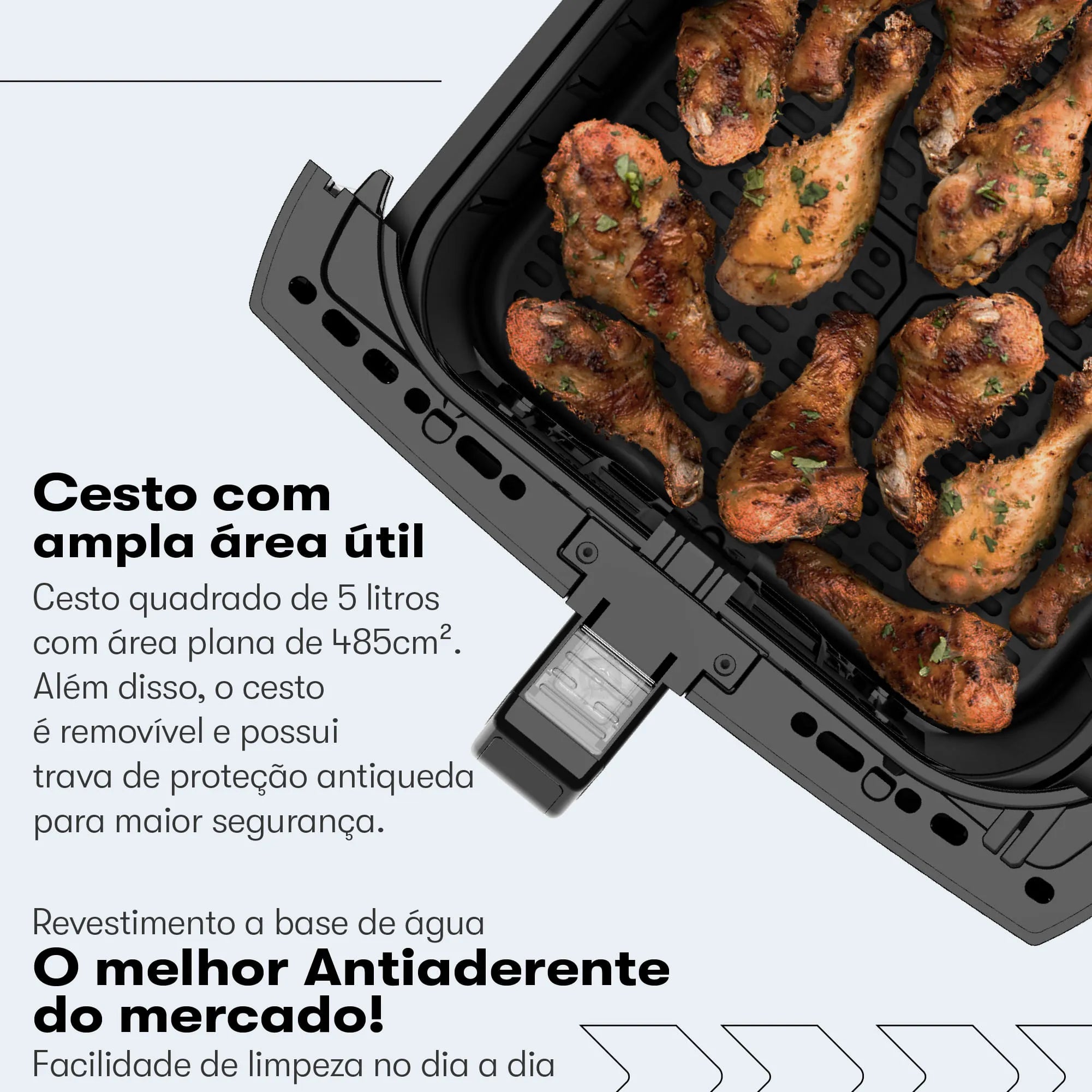 Fritadeira Elétrica Air Fryer Itatiaia 5L