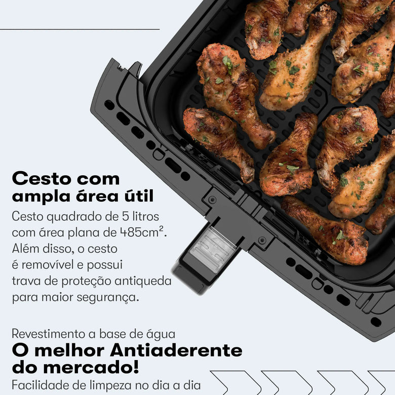 Fritadeira Elétrica Air Fryer Itatiaia 5L