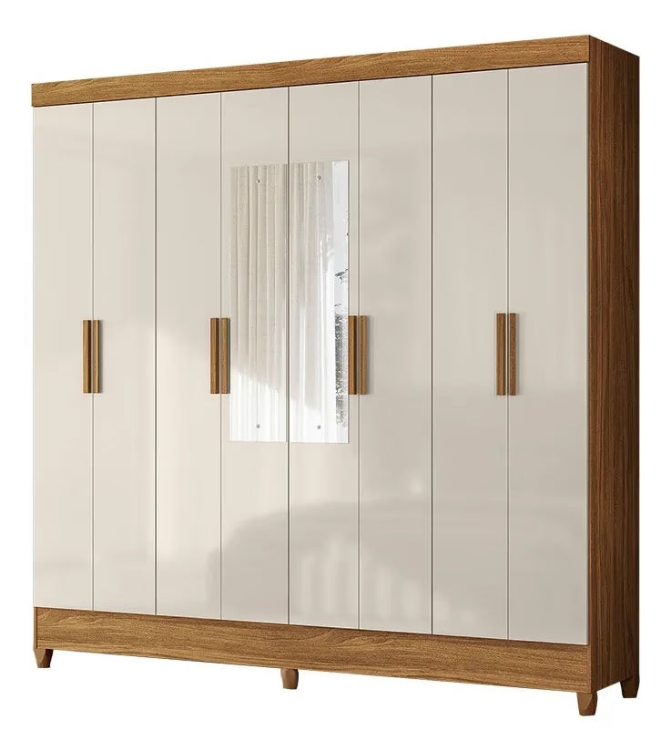 Guarda-Roupa Casal Marajó 8 Portas e 2 gavetas Moval