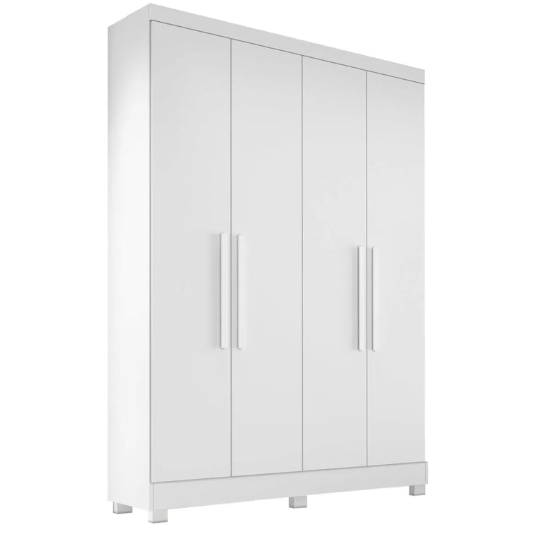 Guarda Roupa Solteiro 4 Portas 2 Gavetas Sergipe Bianchi