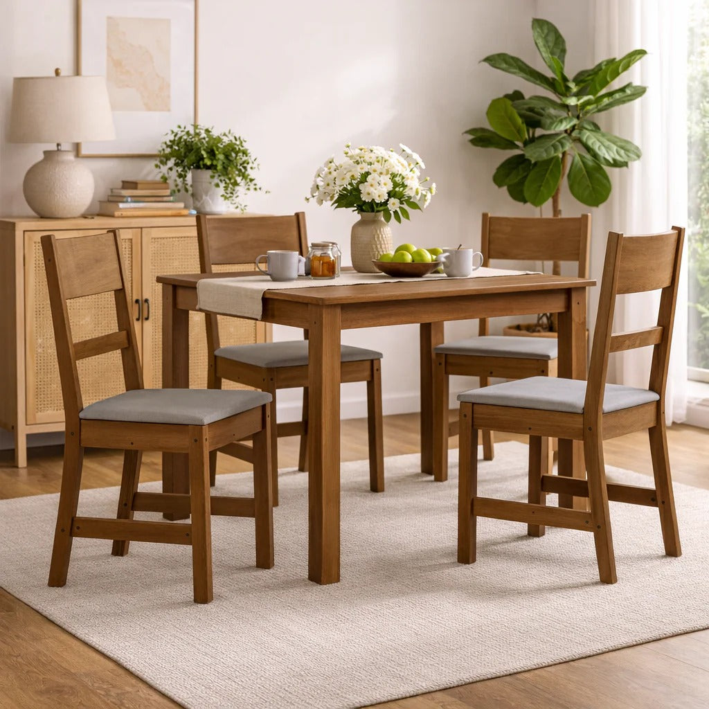 Kit 02 Conjuntos de 4 Cadeiras Karla Indekes - FREIJÓ