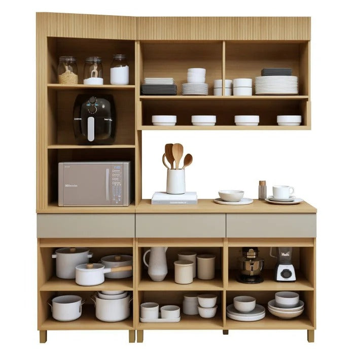 Cozinha Modulada 3 Peças 4 Portas Realeza Premium Nesher