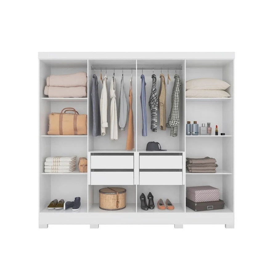 Guarda-Roupa Diplomata Casal 8 Portas 4 Gavetas Moval