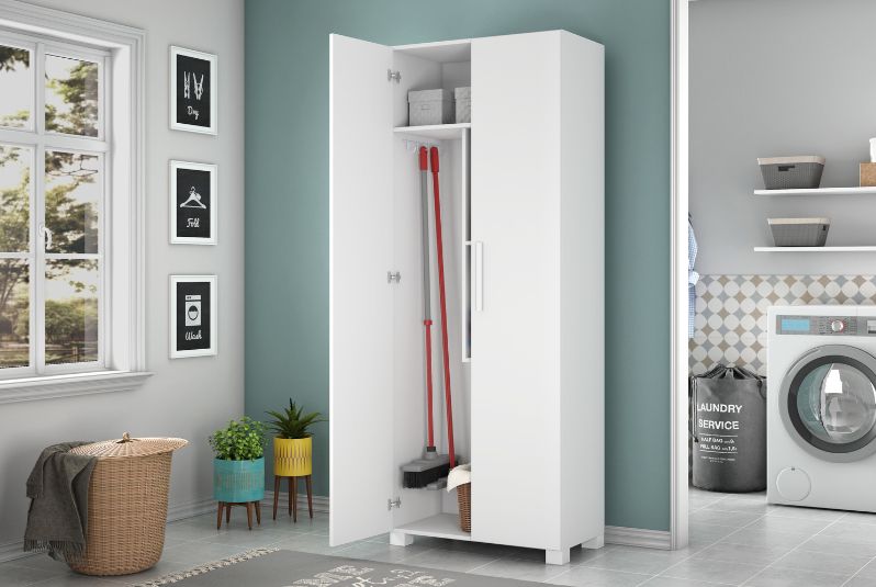 Armário Multiuso Lavanderia NT 4015 - BRANCO