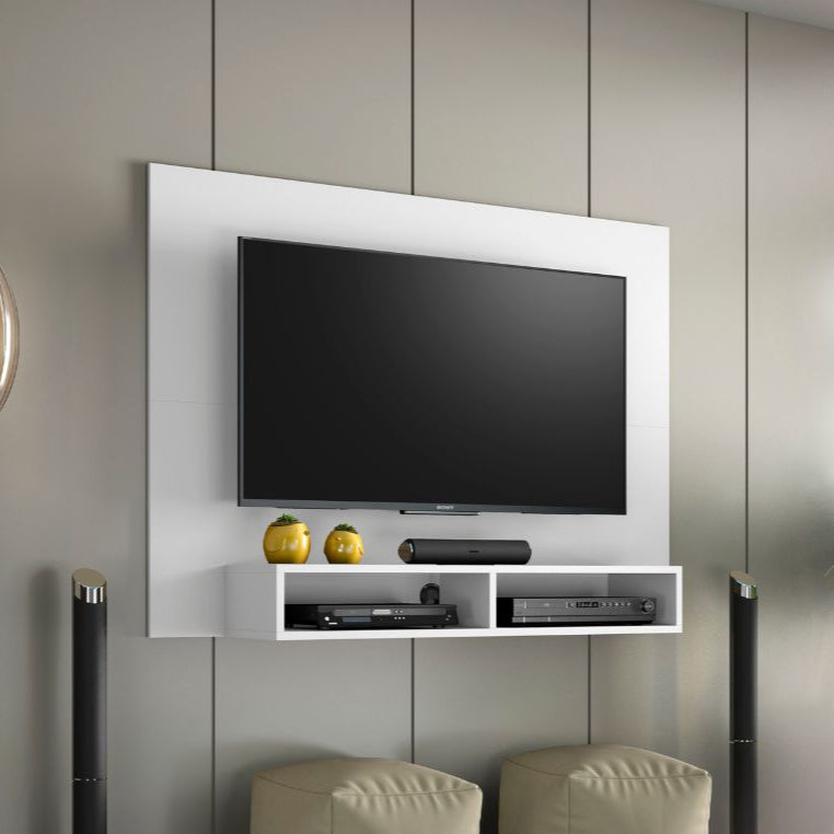 Painel para TV até 49" 2 Nichos Eros  Notável Móveis - BRANCO