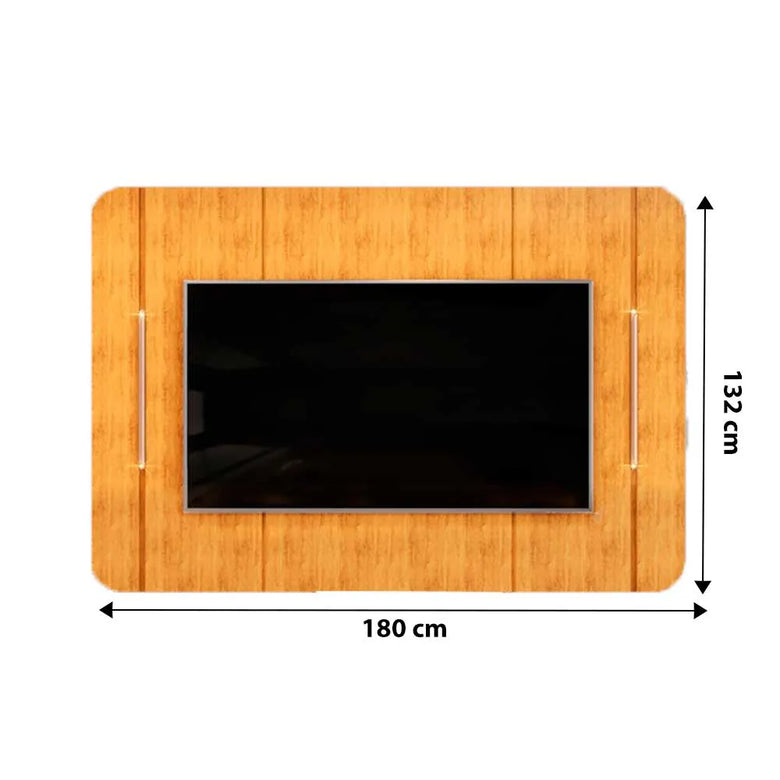 Painel Para TV até 65" MDF Luminárias de LED Adele DJ Móveis