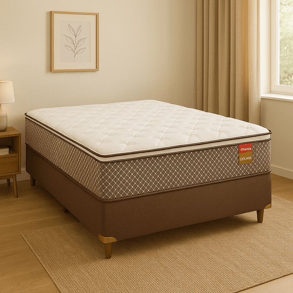 Colchão de Casal Molas Ensacadas D28 32X138X188cm Executive Reconflex - MARROM