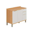 Balcão 2 Portas 3 Gavetas 120 Cm MDF Sauvignon Ronipa